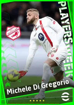 Michele Di Gregorio eFootball 2026 player card, 91 OVR GK