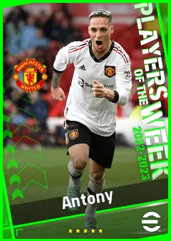 Antony eFootball 2026 player card, 94 OVR RMF