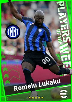 Romelu Lukaku eFootball 2026 player card, 94 OVR CF