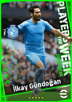 İlkay Gündoğan eFootball 2026 player card, 94 OVR DMF