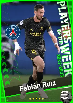 Fabián Ruiz eFootball 2026 player card, 94 OVR CMF