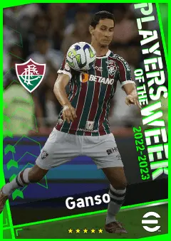 Ganso eFootball 2026 player card, 92 OVR AMF