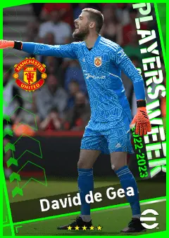 David de Gea eFootball 2026 player card, 95 OVR GK