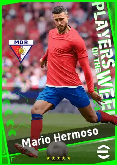 Mario Hermoso eFootball 2026 player card, 90 OVR CB
