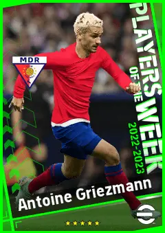 Antoine Griezmann eFootball 2026 player card, 95 OVR CF