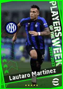 Lautaro Martínez eFootball 2026 player card, 94 OVR CF
