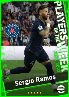 Sergio Ramos eFootball 2026 player card, 93 OVR CB