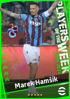 Marek Hamšík eFootball 2026 player card, 91 OVR CMF