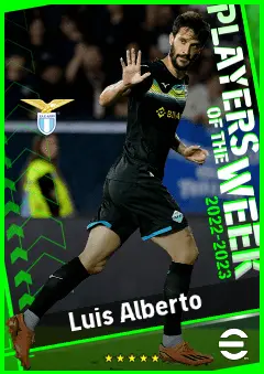 Luis Alberto eFootball 2026 player card, 92 OVR CMF