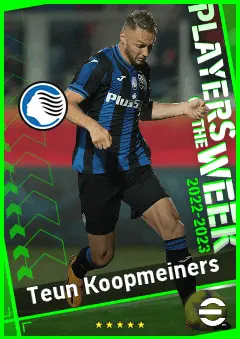 Teun Koopmeiners eFootball 2026 player card, 94 OVR AMF