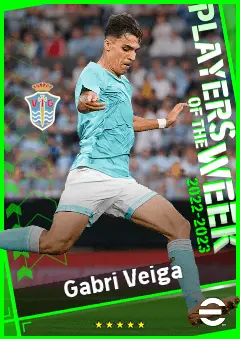 Gabri Veiga eFootball 2026 player card, 92 OVR CF