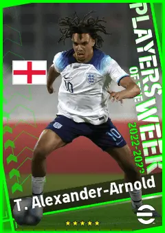 T. Alexander-Arnold eFootball 2026 player card, 96 OVR CMF