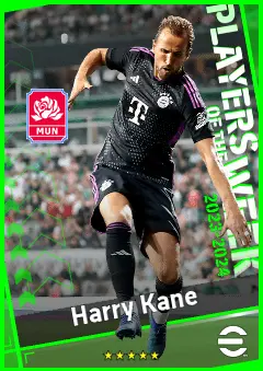 Harry Kane eFootball 2026 player card, 95 OVR CF
