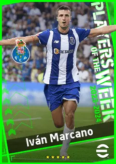 Iván Marcano eFootball 2026 player card, 90 OVR CB
