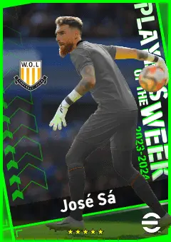 José Sá eFootball 2026 player card, 94 OVR GK
