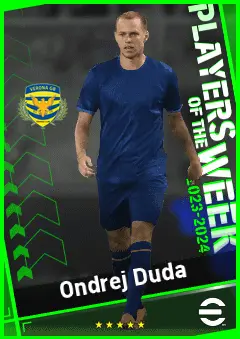 Ondrej Duda eFootball 2026 player card, 92 OVR CMF