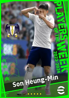 Son Heung-Min eFootball 2026 player card, 94 OVR CF