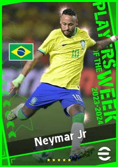 Neymar Jr eFootball 2026 player card, 95 OVR AMF