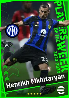 Henrikh Mkhitaryan eFootball 2026 player card, 93 OVR CMF