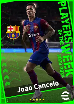 João Cancelo eFootball 2026 player card, 94 OVR RB