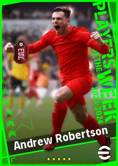 Andrew Robertson eFootball 2026 player card, 94 OVR LB
