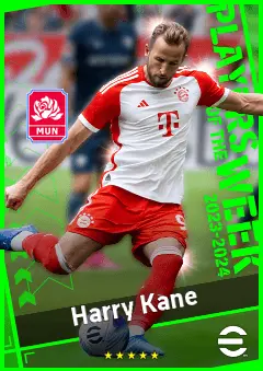 Harry Kane eFootball 2026 player card, 95 OVR CF