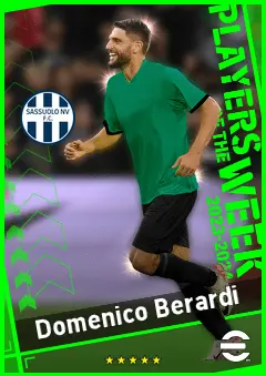 Domenico Berardi eFootball 2026 player card, 94 OVR RMF