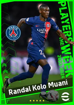 Randal Kolo Muani eFootball 2026 player card, 94 OVR CF