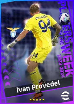 Ivan Provedel eFootball 2026 player card, 93 OVR GK