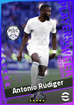 Antonio Rüdiger eFootball 2026 player card, 94 OVR CB