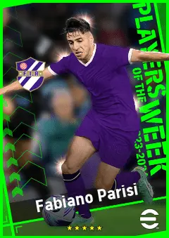 Fabiano Parisi eFootball 2026 player card, 92 OVR LB