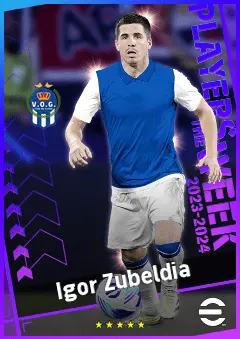 Igor Zubeldia eFootball 2026 player card, 93 OVR CB