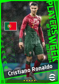 Cristiano Ronaldo eFootball 2026 player card, 95 OVR CF