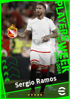 Sergio Ramos eFootball 2026 player card, 93 OVR CB