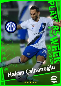 Hakan Çalhanoğlu eFootball 2026 player card, 94 OVR DMF