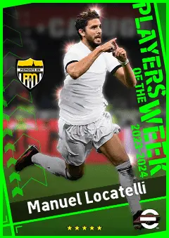 Manuel Locatelli eFootball 2026 player card, 93 OVR DMF