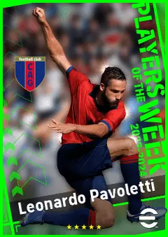 Leonardo Pavoletti eFootball 2026 player card, 90 OVR CF