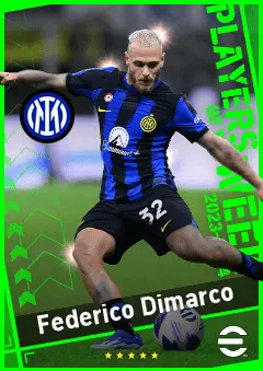 Federico Dimarco eFootball 2026 player card, 93 OVR LMF