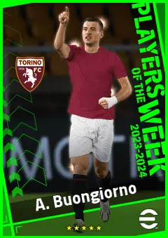 A. Buongiorno eFootball 2026 player card, 93 OVR CB