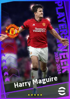 Harry Maguire eFootball 2026 player card, 93 OVR CB