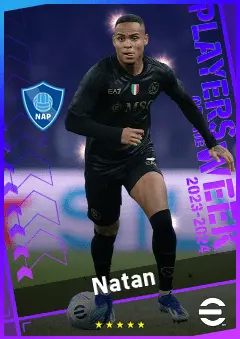 Natan eFootball 2026 player card, 90 OVR CB