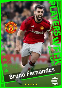 Bruno Fernandes eFootball 2026 player card, 94 OVR AMF