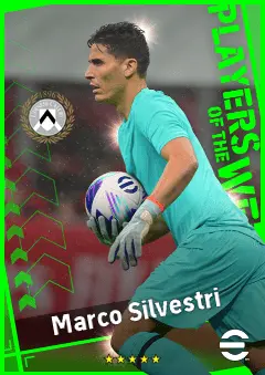 Marco Silvestri eFootball 2026 player card, 92 OVR GK