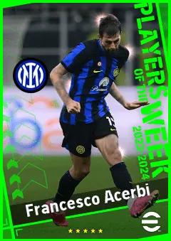 Francesco Acerbi eFootball 2026 player card, 93 OVR CB