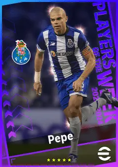 Pepe eFootball 2026 player card, 93 OVR CB
