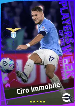 Ciro Immobile eFootball 2026 player card, 94 OVR CF
