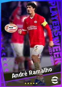 André Ramalho eFootball 2026 player card, 91 OVR CB