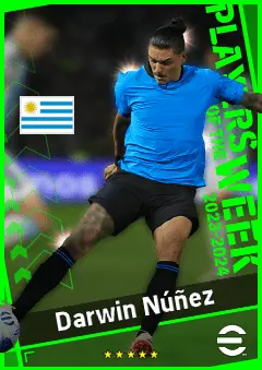 Darwin Núñez eFootball 2026 player card, 94 OVR CF