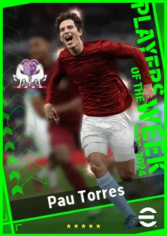 Pau Torres eFootball 2026 player card, 94 OVR CB