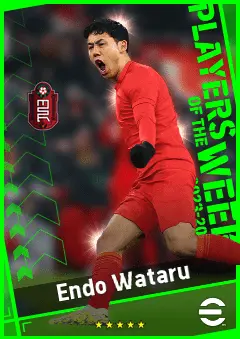 Endo Wataru eFootball 2026 player card, 92 OVR DMF